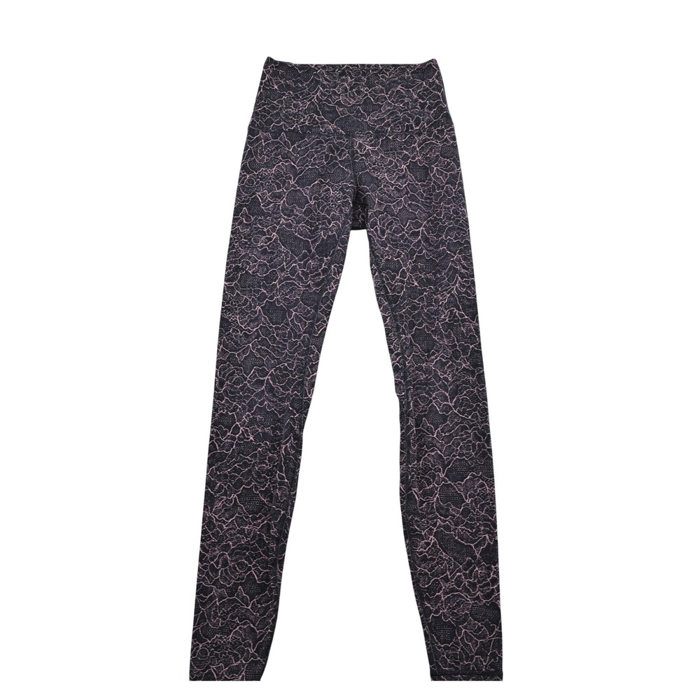 Lululemon Align High Rise Leggings 4 Lacescape Spanish Rose Pink Whimsigoth 28 - Picture 5 of 7